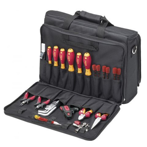 WH-43879 Набор инструментов для электриков Tool Set Service Technician 9300-040 43879, 29 предметов Wiha