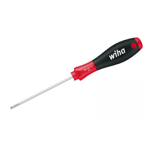 WH-27753 Отвертка SoftFinish Slotted 302 27753 4,5 x 80 шлицевая Wiha