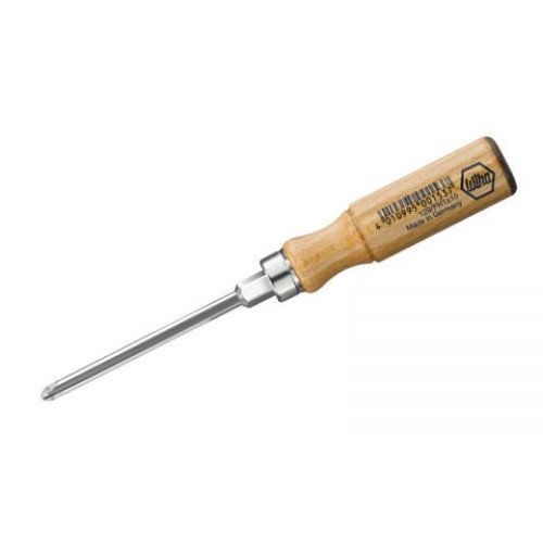 WH-00058 Отвертка Phillips с деревянной рукояткой 129 00058 PH2 x 100 крестовая Wiha