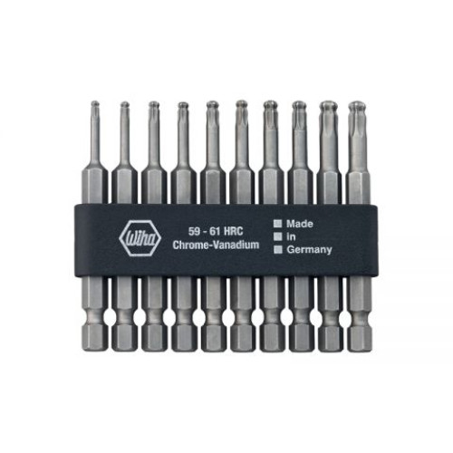 WH-32804 Набор бит со сферической головкой TORX Professional 7045BE 9570 32804 T10-T30, 70 мм 10 шт. Wiha WH-32804 Набор бит со сферической головкой TORX Professional 7045BE 9570 32804 T10-T30, 70 мм 10 шт. Wiha