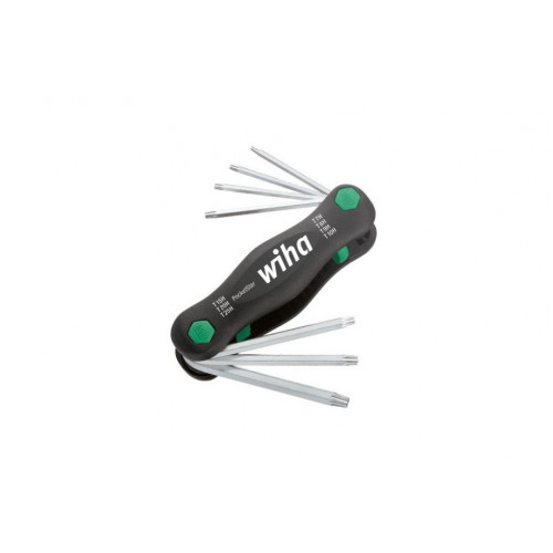 WH-25166 Футляр-рукоятка TORX Tamper Resistant PocketStar SB 363TR P8 25166 с отверстием 8 предметов Wiha