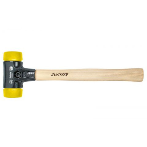WH-26642 Молоток среднетвердый Safety 832-55 26642 с желтой головкой 360 мм Wiha