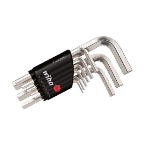WH-03734 Набор штифтовых ключей HEX Compact SB 351 H9 03734 9 предметов в блистере Wiha