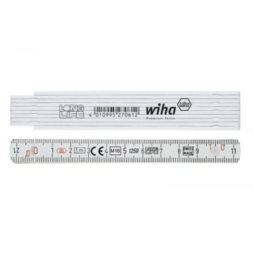WH-27061 Метр складной Longlife 1 м 410 1000 27061 желтый Wiha