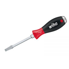 WH-03225 Отвертка SoftFinish Slotted 530 03225 5,5 x 100 шлицевая ударная с шестигранным жалом Wiha