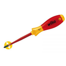 WH-35395 Отвертка SoftFinish electric slimFix Pozidriv 3241 35395 PZ1 x 80 крестовая Wiha