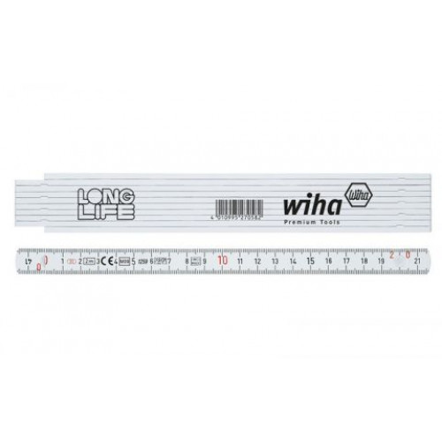 WH-27058 Метр складной Longlife 2 м 410 2000 27058 желтый Wiha